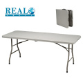 Popular al por mayor al aire libre 6FT plegable HDPE mesa de picnic de plástico